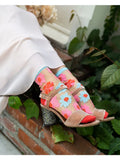 Ribbon Roses Sheer Socks