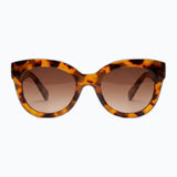 Solstice - Vintage Round Sunglasses-Tortoise