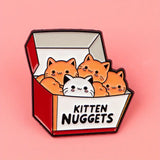Kitten Nuggets Enamel Pin
