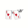 Card Stud Earrings