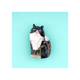 Black & White Cat Hair Clip