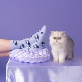 Black & White Cat Socks