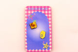 Mismatch Stud- Butter and Toast