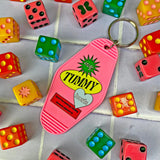 Tummy Ache Motel Keychain