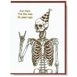 Fun Fact: the 90s Were 30 Years Ago Birthday Card