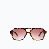 Burnout - Oversized Aviator Sunglasses For Women & Men -Tortoise Rose