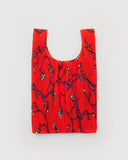 Pleated Baggu- Red Snapdragon