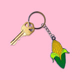 Enamel Corn Key Chain