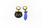 Black Cat Charm Set