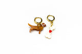 Dog Charm Earring Set