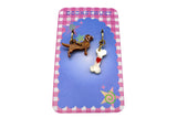 Dog Charm Earring Set