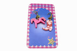 Horse and Boot Charm Earring Set