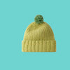 Black Pom Pom knit Hat
