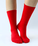 Okayok Dyed Cotton Socks -Pink