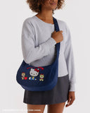 Hello Kitty Medium Nylon Crescent Bag