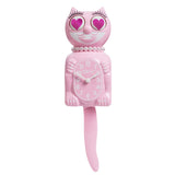 Kit-Cat Klock - Bubblegum Pink Lady Magenta Heart