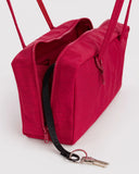 Nylon Bowler Bag - Cherry
