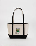 Small Heavyweight Canvas Tote- Keroppi