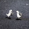 Silver Dino Stud