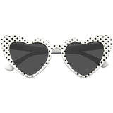 Polka Dot Cat Eye Heart Shape Women's Sunglasses