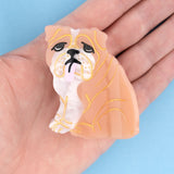 English Bulldog Hair Claw