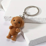 Fuzzy Dog  Key Chain