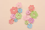 Gingham Daisy Mania Earrings
