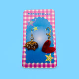 Hedgehog Charm Earring Set
