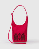 Baggu Small Nylon Sling- Embroidered Cowgirl