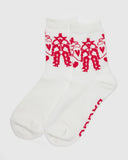 Baggu- Crew Sock - CowGirl