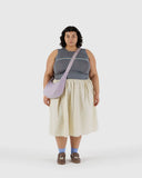 Baggu Medium Nylon Crescent Bag- Dusty Pink