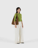 Nylon Shoulder Bag- Leopard