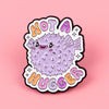 “Not a Hugger” Pufferfish Enamel Pin