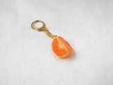Peeled Orange (quarter-size) Keychain