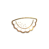 Perogy enamel pin
