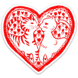 Kissin’ Kittens Vinyl Sticker