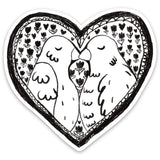 Lovey Dovey Vinyl Sticker