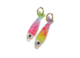Sardine Earrings- Rainbow Iridescent