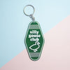 “Silly Goose Club” Transparent Green Keychain