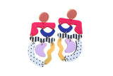 Squiggle Mania Stripe and Polka Dot