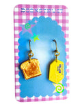 Toast and Butter Charm Earring