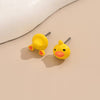 Yellow Duck- Butt Stud Earrings