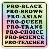 Pro Black Vinyl Sticker