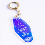 Cancer  Holographic Keychain