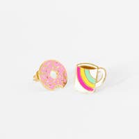 Coffee and Donut Earrings