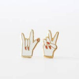 Peace And Love Earrings