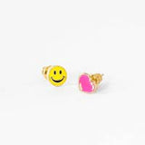Happy Face and Heart Earrings