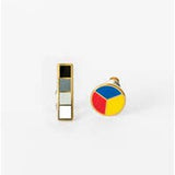 Colorwheel  and Grayscale Earrings