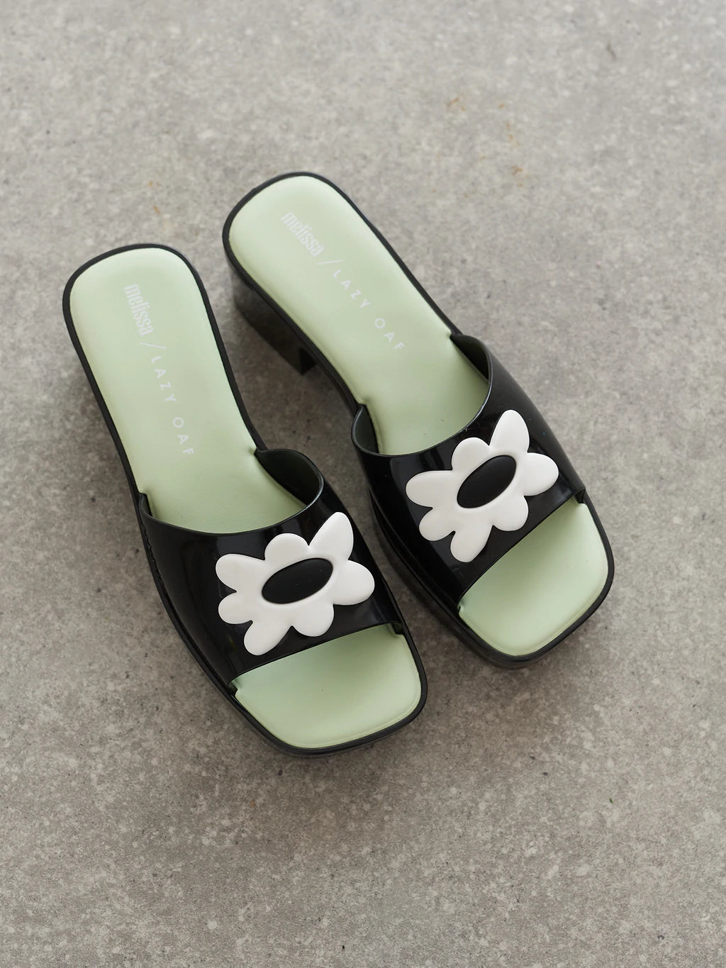 Melissa X Lazy Oaf Women's Shape AD  Smoke Black Green