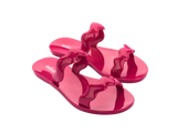 Melissa Shoes Wind AD Squiggle Hot Pink Sandal